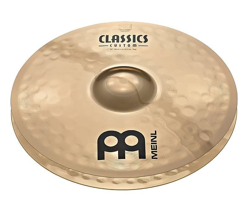 Meinl 15" Classics Custom Brilliant Medium Hi-Hat (par) CC15MH-B